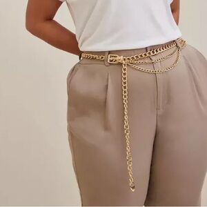 NWOT Torrid Gold Chain Belt